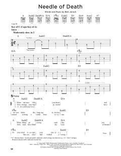 Needle Of Death von Bert Jansch (Download) 