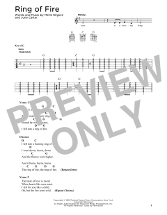 Ring Of Fire von Johnny Cash (Download) 