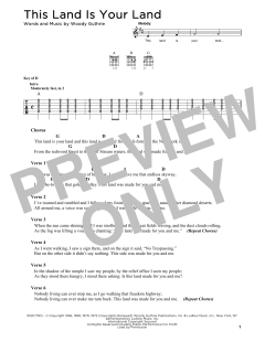 This Land Is Your Land von Woody Guthrie (Download) 