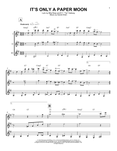 It's Only A Paper Moon von Harold Arlen (Download) 