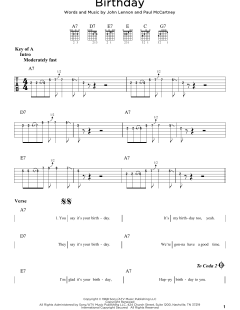 Birthday von The Beatles (Download) 