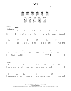 I Will von The Beatles (Download) 