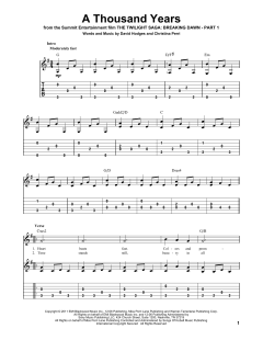 A Thousand Years von Christina Perri (Download) 