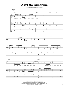 Ain't No Sunshine von Bill Withers (Download) 