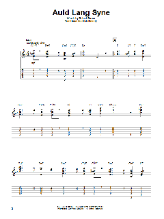 Auld Lang Syne von Robert Burns (Download) 