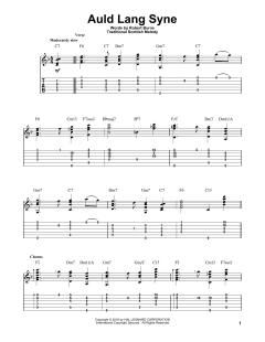 Auld Lang Syne von Robert Burns (Download) 