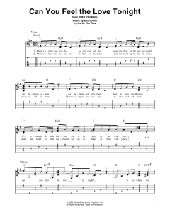 Can You Feel The Love Tonight von Elton John (Download) 