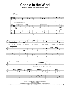 Candle In The Wind von Elton John (Download) 