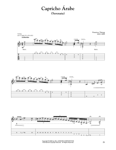Capricho Arabe von Francisco Tárrega (Download) 