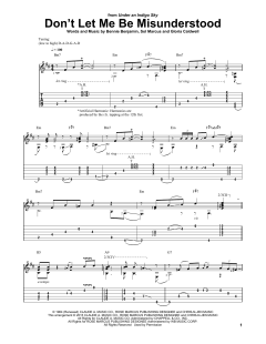 Don't Let Me Be Misunderstood von Laurence Juber (Download) 