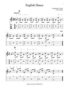 English Dance von Ferdinando Carulli (Download) 