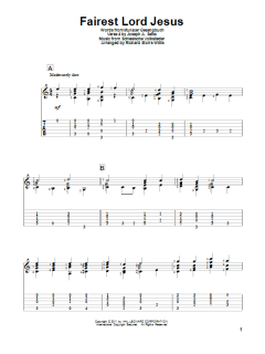 Fairest Lord Jesus von Joseph August Seiss (Download) 