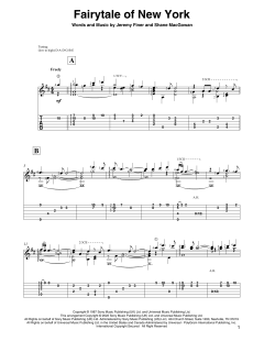 Fairytale Of New York von Shane MacGowan (Download) 