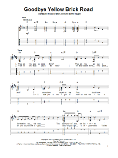 Goodbye Yellow Brick Road von Elton John (Download) 