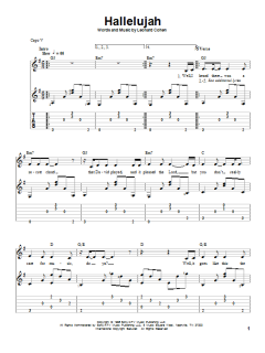 Hallelujah von Leonard Cohen (Download) 