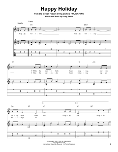 Happy Holiday von Irving Berlin (Download) 