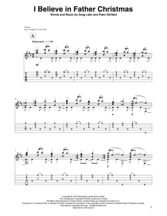 I Believe In Father Christmas von Greg Lake (Download) 