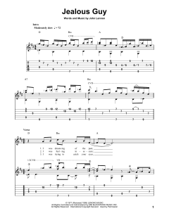 Jealous Guy von John Lennon (Download) 