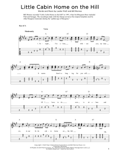 Little Cabin Home On The Hill von Bill Monroe (Download) 