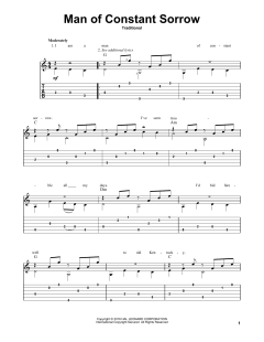 Man Of Constant Sorrow von Traditional (Download) 