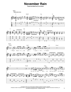 November Rain von Guns N' Roses (Download) 