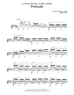Prelude von Johann Sebastian Bach (Download) 