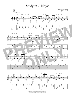 Study In C Major von Dionisio Aguado (Download) 