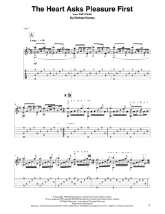 The Heart Asks Pleasure First von Michael Nyman (Download) 