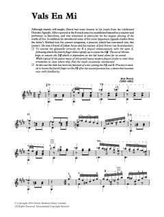 Vals En Mi von José Brocá (Download) 