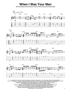 When I Was Your Man von Bruno Mars (Download) 