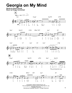 Georgia On My Mind von Ray Charles (Download) 