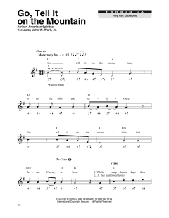 Go, Tell It On The Mountain von John W. Work Jr. (Download) 