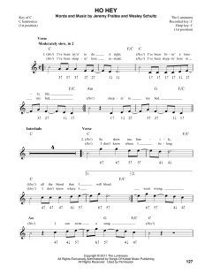 Ho Hey von The Lumineers (Download) 