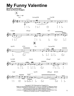My Funny Valentine von Richard Rodgers (Download) 