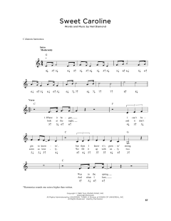 Sweet Caroline von Neil Diamond (Download) 