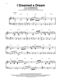 I Dreamed A Dream von Alain Boublil (Download) 