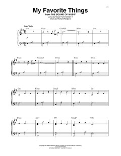 My Favorite Things von Richard Rodgers (Download) 