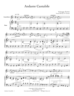 Andante Cantabile von Guiseppe Tartini (Download) 