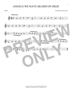 Angels We Have Heard On High von Traditional French Carol (Download) 