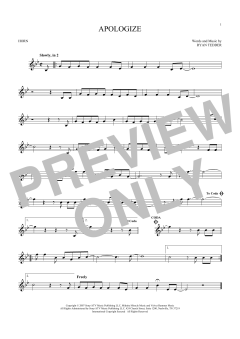 Apologize von OneRepublic (Download) 