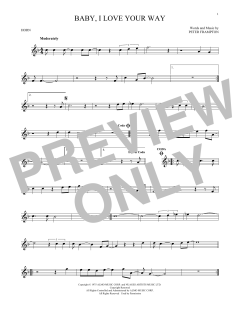 Baby, I Love Your Way von Peter Frampton (Download) 