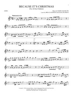 Because It's Christmas von Barry Manilow (Download) 