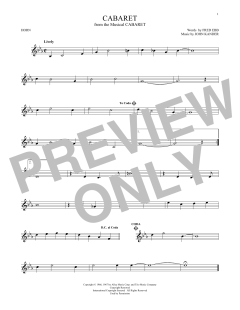 Cabaret von Fred Ebb (Download) 