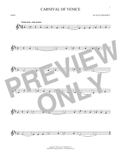 Carnival Of Venice von Julius Benedict (Download) 