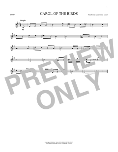 Carol Of The Birds (Download) 