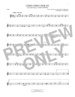 Chim Chim Cher-ee von Robert Bernard Sherman (Download) 