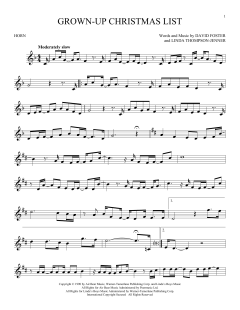 Grown-Up Christmas List von Amy Grant (Download) 