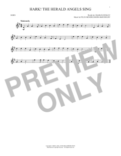 Hark! The Herald Angels Sing von Charles Wesley (Download) 