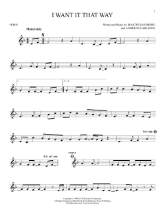 I Want It That Way von Backstreet Boys (Download) 