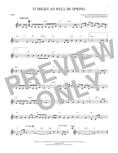 It Might As Well Be Spring von Richard Rodgers (Download) 